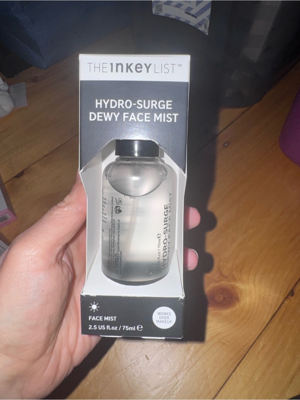 The Inkey List Hydro-Surge Dewy Face Mist — Clear